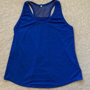 Vibrant Blue Women's Athletic Tank Top